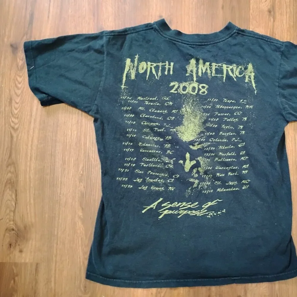 In Flames A Sense Of Purpose North America Tour 2008 T-Shirt - Picture 6 of 8
